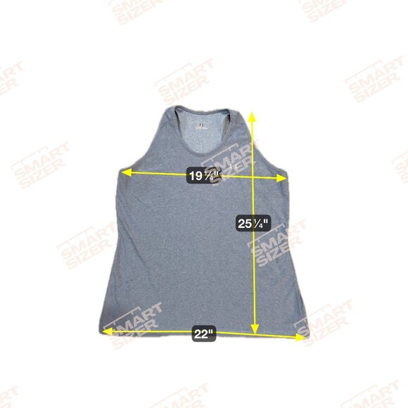 Under Armour Womens HeatGear Racerback Tank Top XL Blue 1666 - Picture 5 of 8